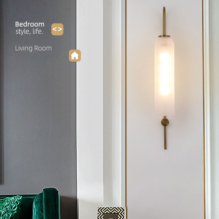 1 luminaire en verre mural lumineux