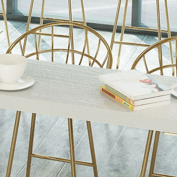 Glam Style Bar Table Set 1/5/9 Pieces Solid Wood Counter Table Set for Indoor