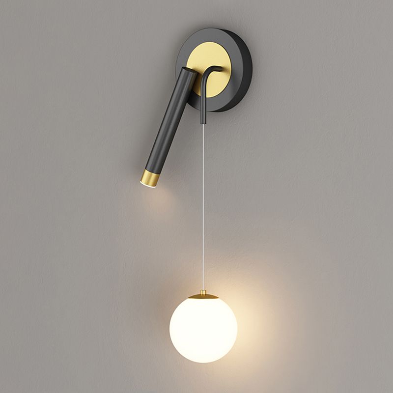 Modern Style Unique Shape Wall Sconce Metal 2 Light Wall Lighting for Bedroom