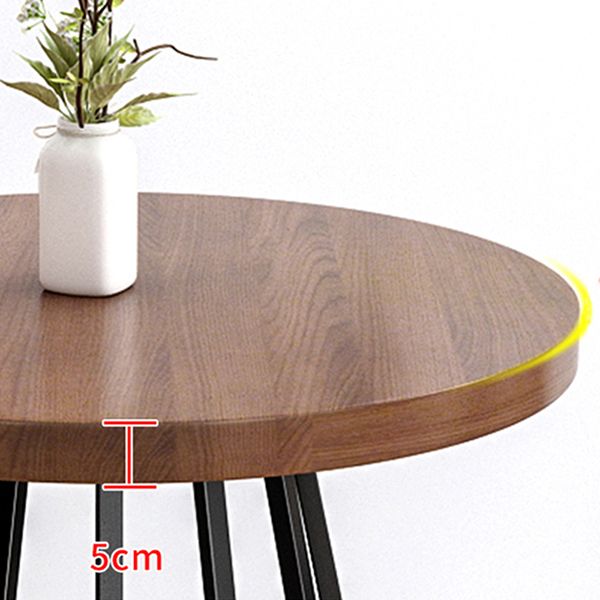 Modern 1/2/3 Pieces Dining Set Round Pine Wood Dining Table for Dining Room
