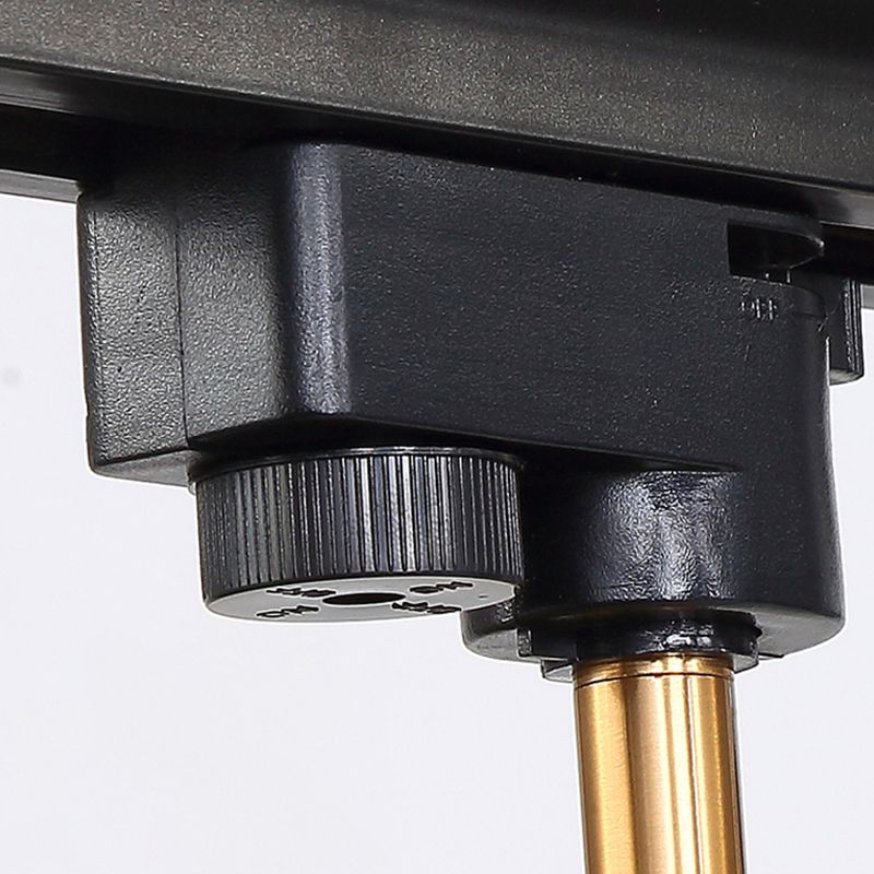 Lámpara cilíndrica moderna de montaje en techo, lámpara empotrada de metal en oro