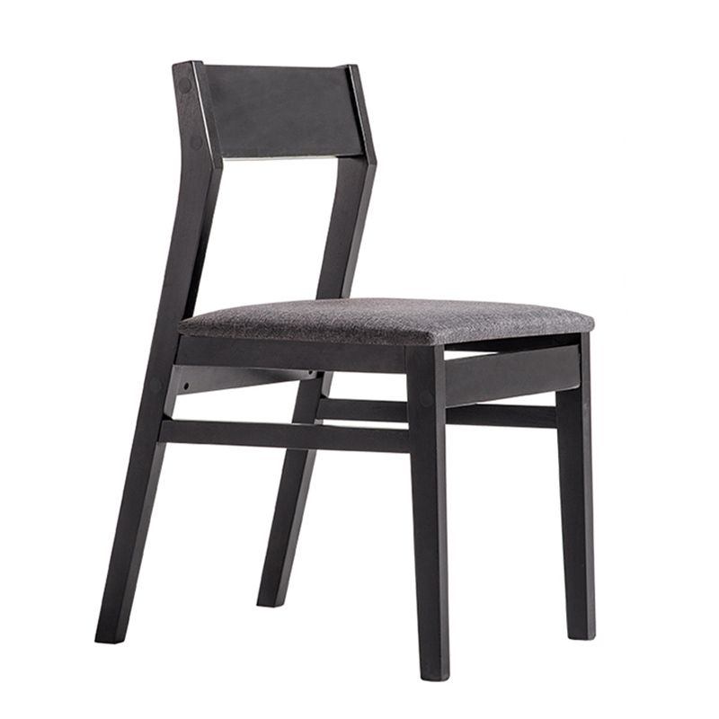 Sillas de comedor contemporáneas Cocina Comedor Silla lateral sin brazos con patas de madera