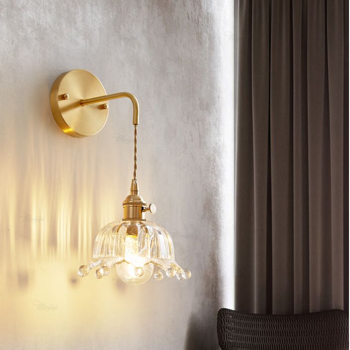 Geometrische Wandlampen für industrielle Stile Glas 1 leichte Wandleuchten