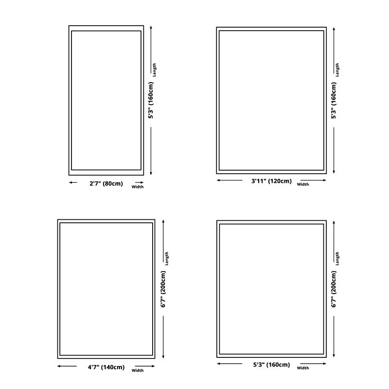 Grey Modern Carpet Polyester Graphic Carpet Stain Resistant Carpet for Living Room