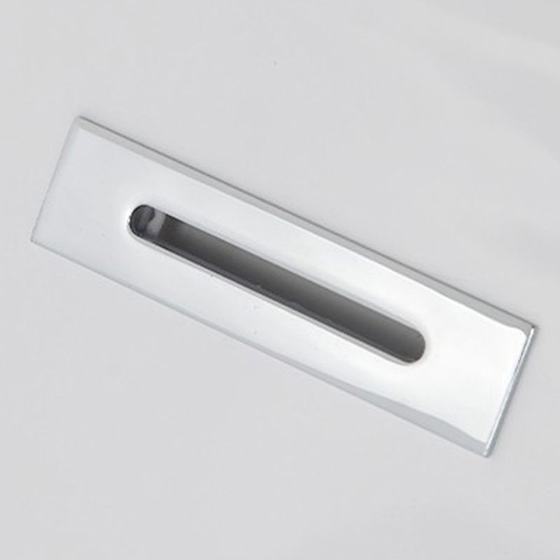 Modern Acrylic Rectangle Embedded with Drain Bath Tub and Overflow Hole
