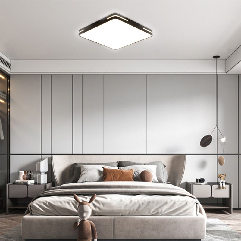 Modern Style Acrylic Flush Mount Light Fixtures 1-Light Geometric Flush Mount Led Lights