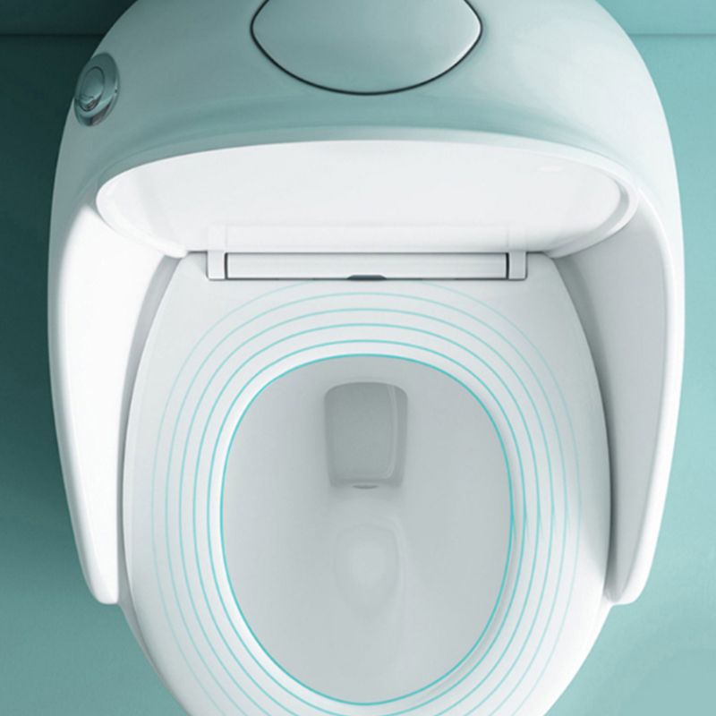 Modern Ceramic Flush Toilet One Piece Toilet Bowl for Washroom