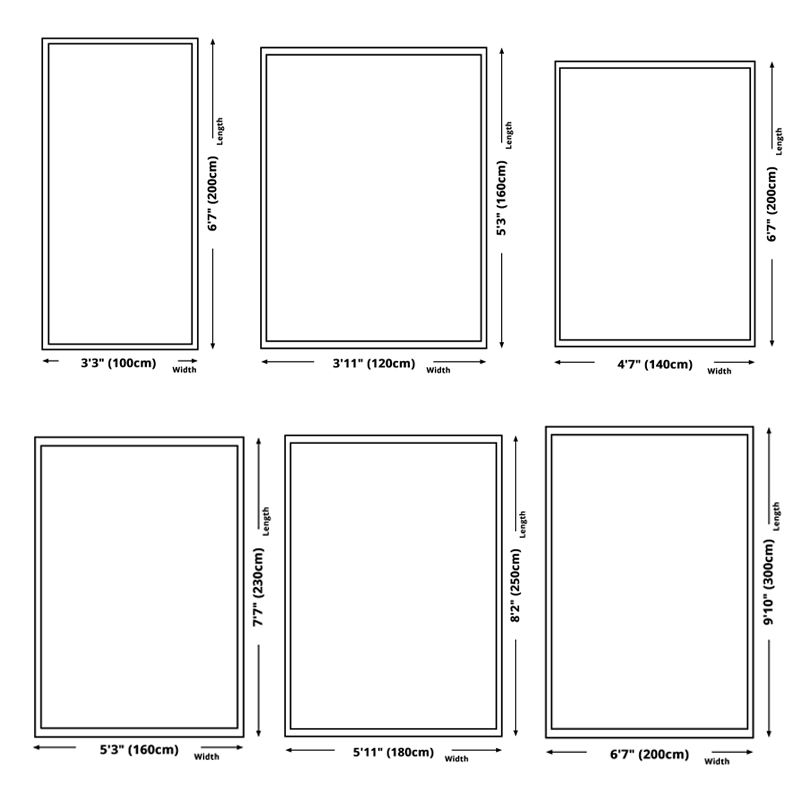 Modern Geometric Carpet Funky Washable Rug Living Room Polyster Carpet with Non-Slip Backing