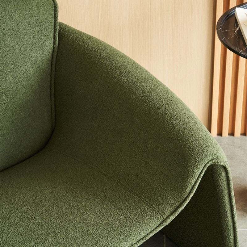 Contemporary 31.49" Wide Solid Color Fixed Back Back Sponge Arm Chair