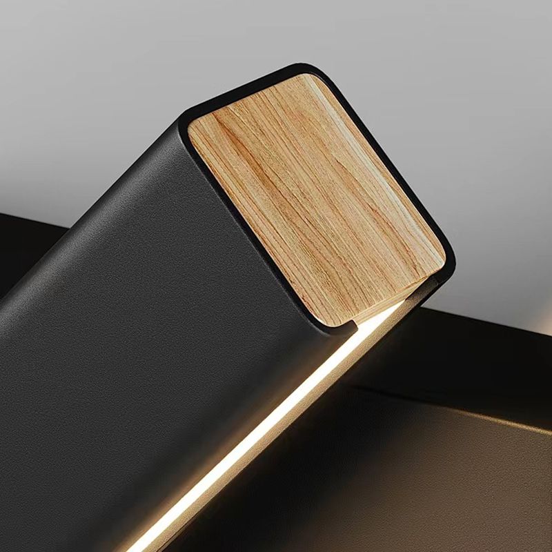 Metal Linear Sconces Indoor Contemporary 1 Light Wall Light Fixture