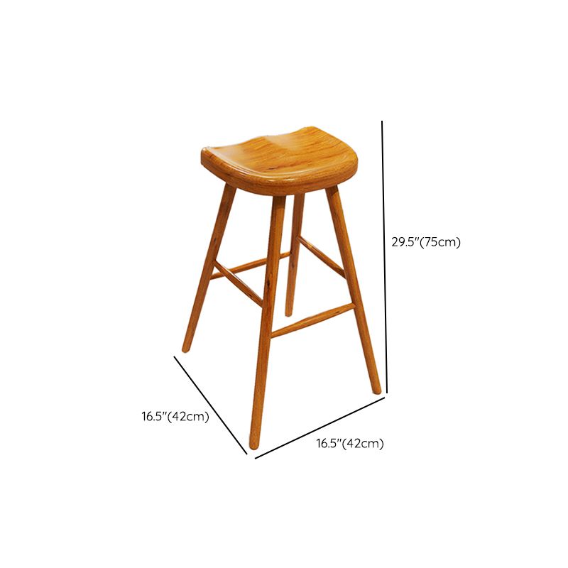 Glam Rectangle Bar Table Set 1/2 Pcs Brown Wood Bar Table Set