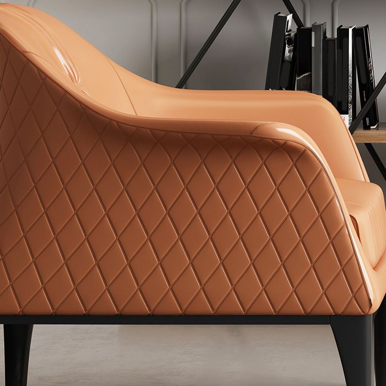 Living Room Mid-century Modern Accent Armchair Solid Color Arm Chair