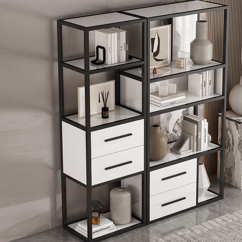Modern Style Open Bookshelf Etagere Shelf Bookcase for Home Office