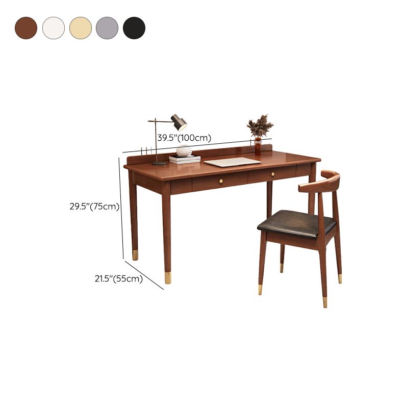 21.7" W√ó29.5" H Glam Writing Desk Home Rectangular Office Desk