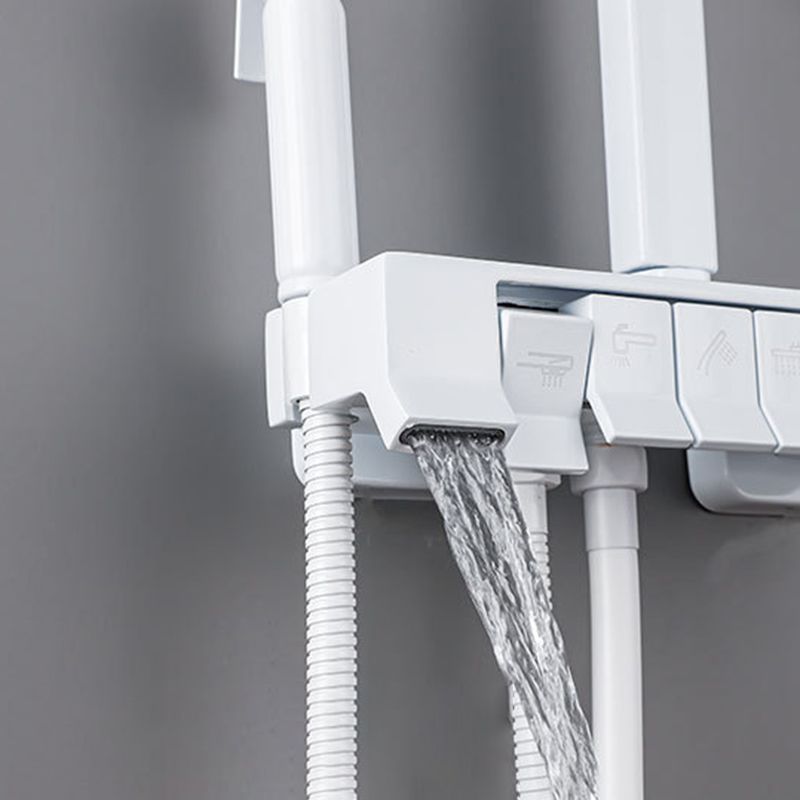 Modern Pressure Balanced Diverter Valve Shower Faucet Adjustable Shower System