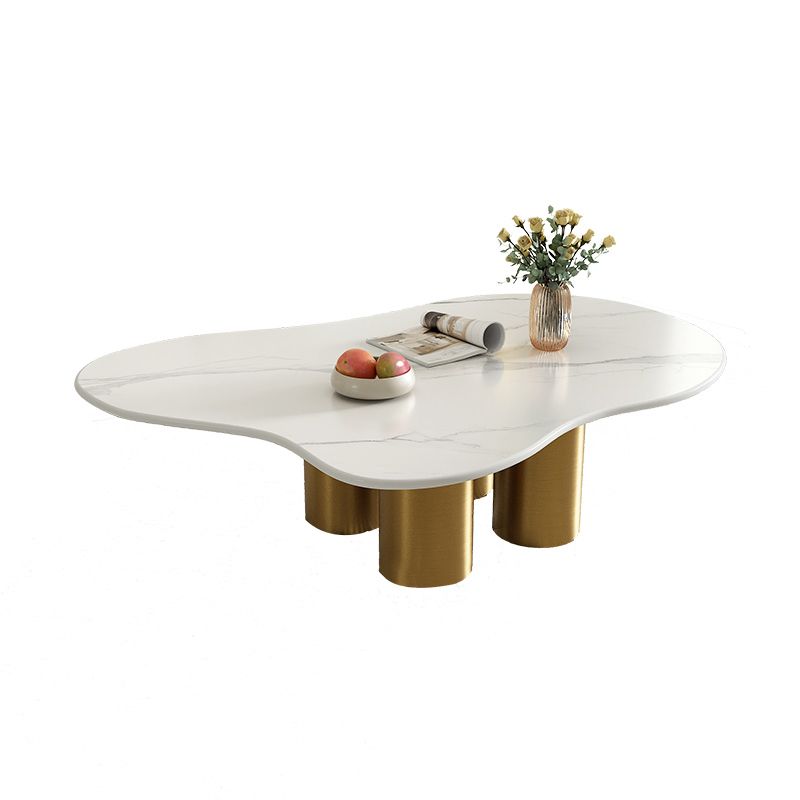 Abstract Coffee Table Contemporary Geometric Slate Coffee Cocktail Table