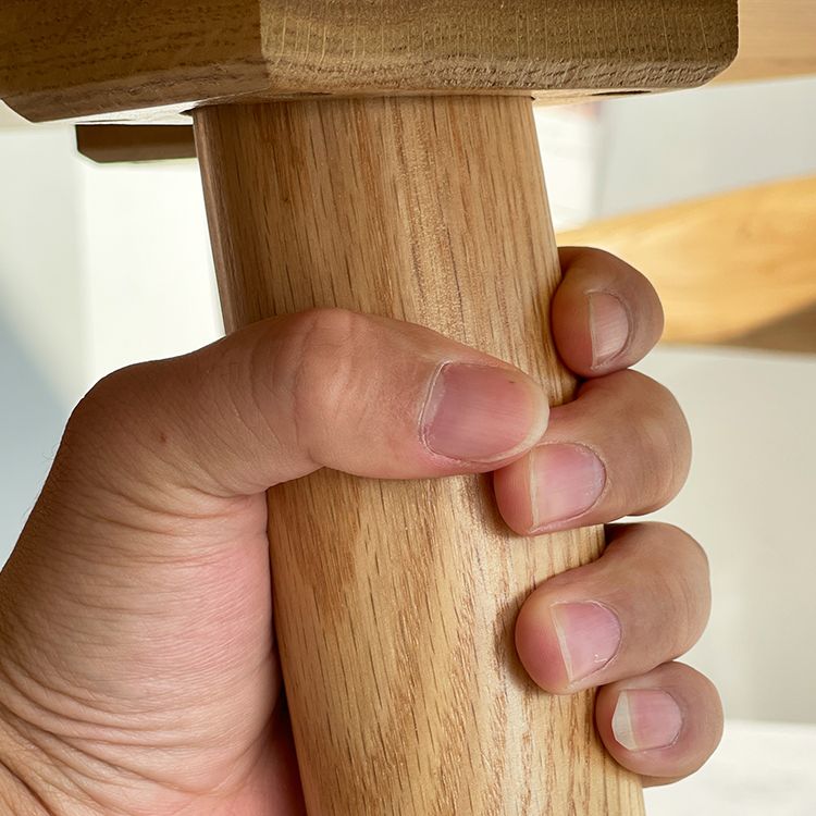 Indoor Modern Bar Dining Table Round Shape Solid Wood Bar Table