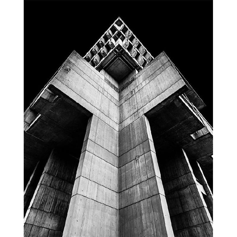 Photography Porch Looking-Up View Mural Full Size Wall Decor for Bedroom, Custom Print