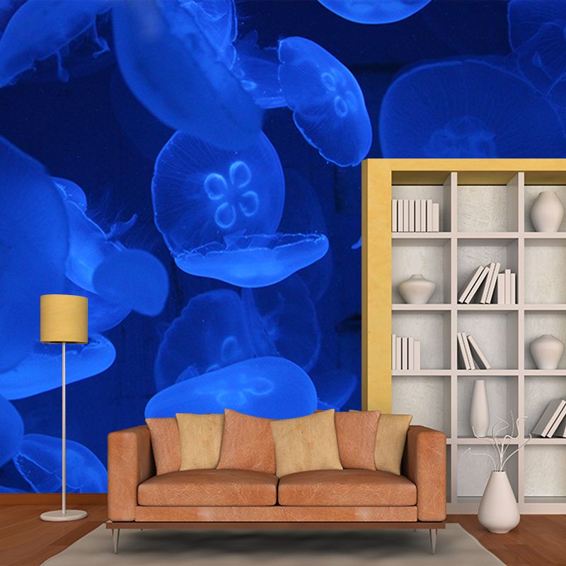 Sea Creatures Wall Mural Personalized Minimalist Wall Covering for Living Room