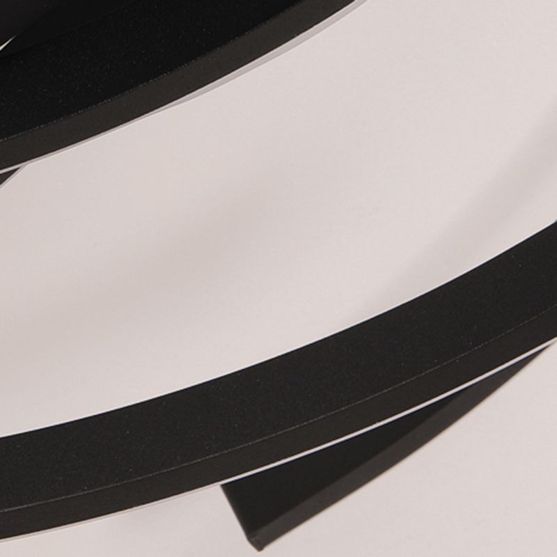 LED Contemporaine proche de l'éclairement d'ébullition Courriage étroit à Ceiling Lamp avec Metal Shade