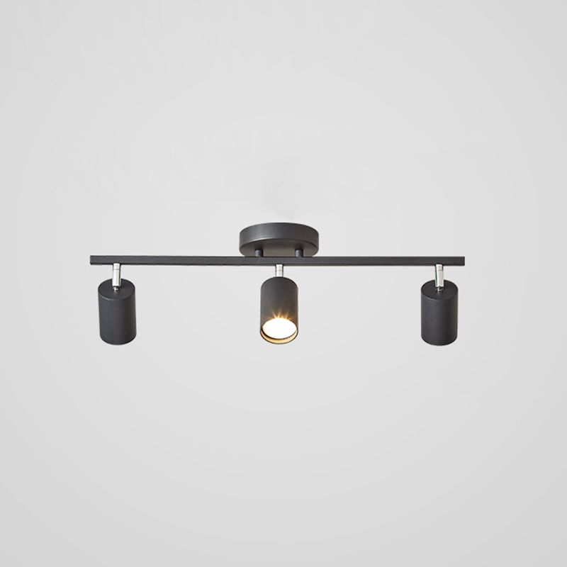 Metal Track Pendant Lighting Super Bright Modern minimalist Style Surface Mounted Spotlight for Home Living Room TV Backdrop