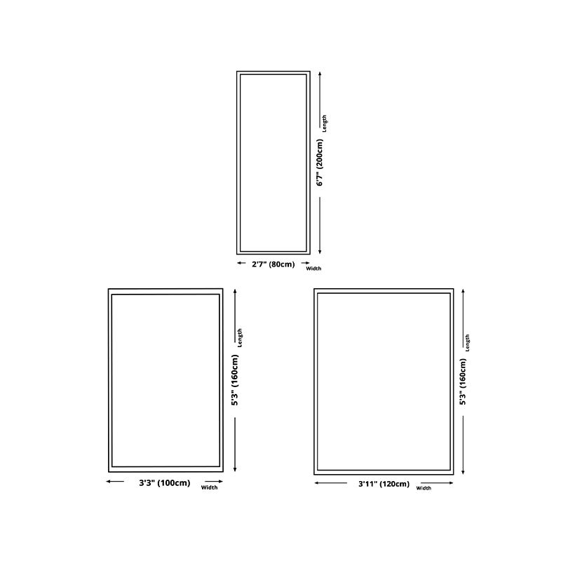 Olden Area Carpet Rectangle Polyster Ombre Pattern Area Rug Bedroom Stain Resistant Carpet