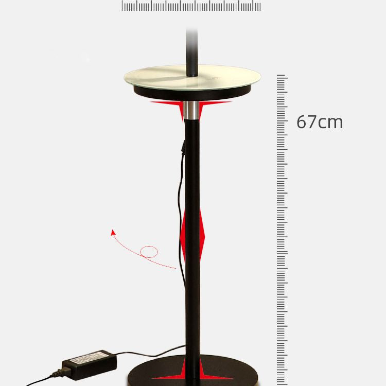 Lámpara de acrílico lineal en espiral LED Minimalista de pie para sala de estar para sala de estar