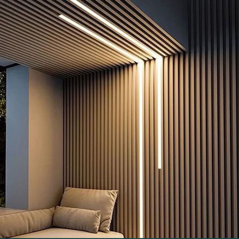 Modern Wall Plank PVC Staple Soundproof Shiplap Indoor Wall Ceiling