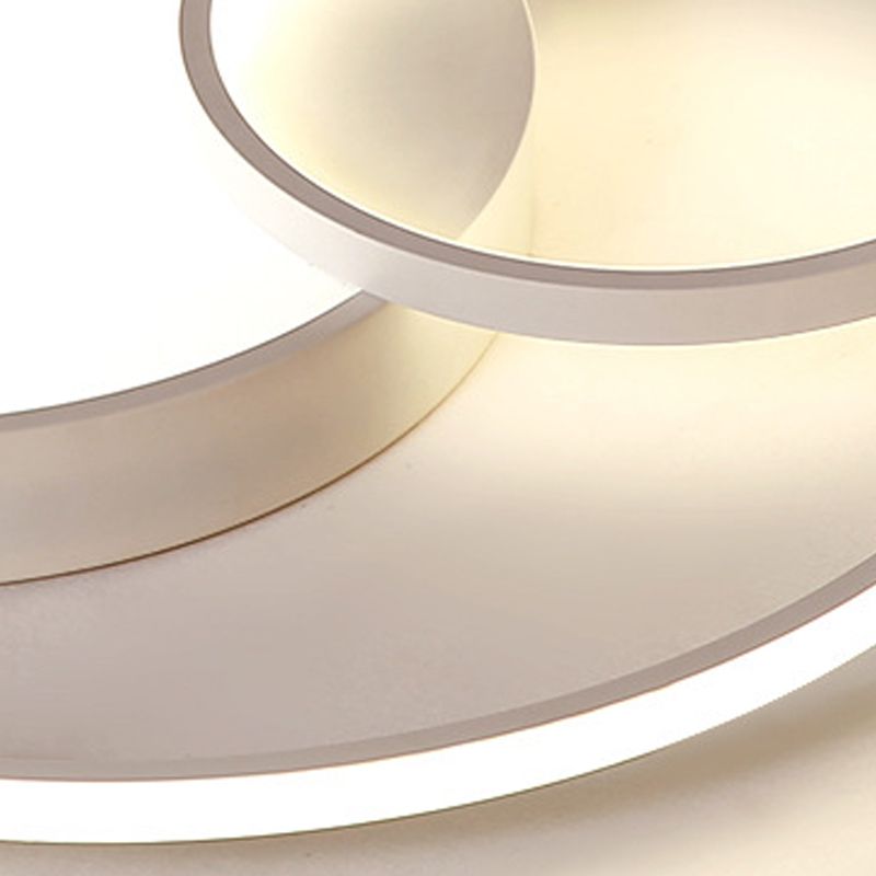 Circulaire en métal proche de l'éclairage de plafond Éclairage de plafond LED moderne pour chambre à coucher