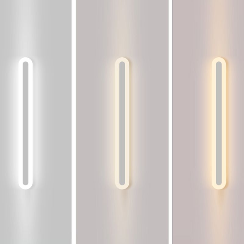 Lineare Form Metall Wandleuchte moderne Stil 1-Licht-Wandbeleuchtung