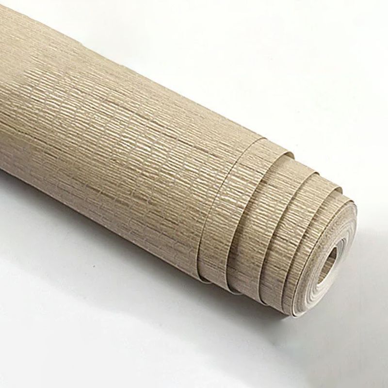 Simplicity Linen Wall Decor Stain-Resistant Non-Pasted Wallpaper Roll, 20.5-inch x 31-foot