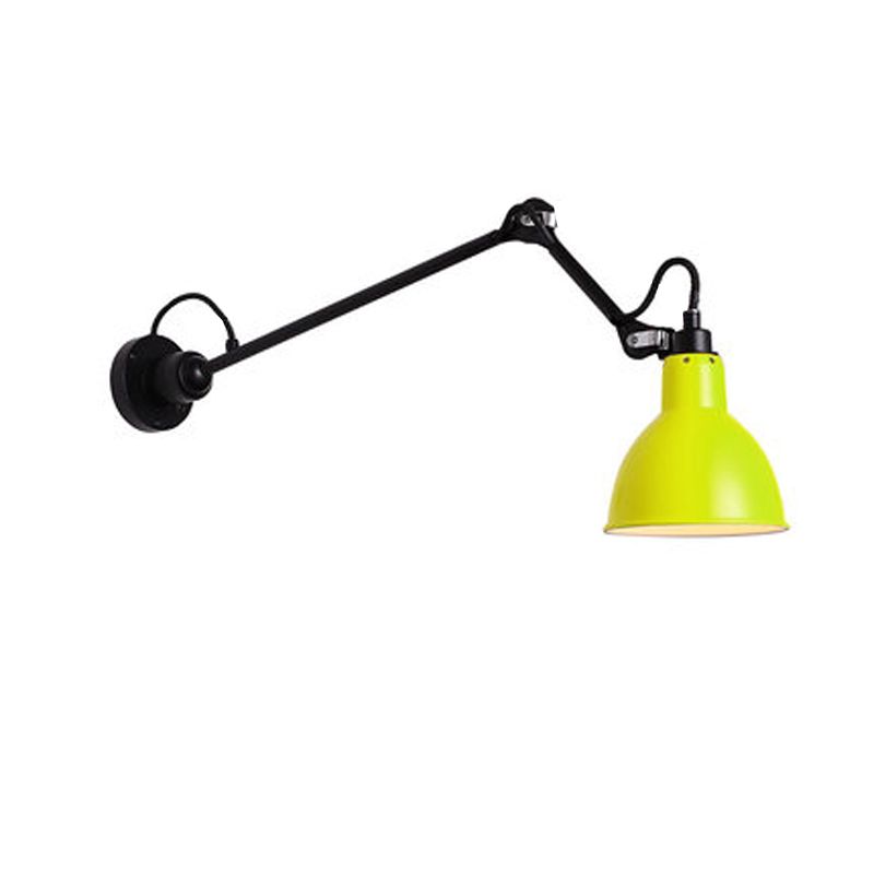 Modern Colorful Adjustable Wall Sconce One Blub Metal Wall Mounted Light Fixture