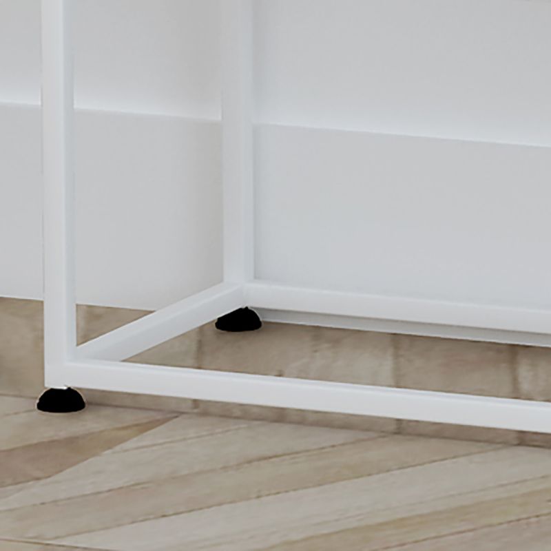 Etagere Metal Bookshelf 2-tier Open Back Modern Bookcase in Burnish