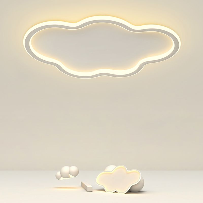 DEL acrylique Fixture d'ébullition dans la Simplicité moderne Aluminium Nuage de nuages Montage pour la chambre