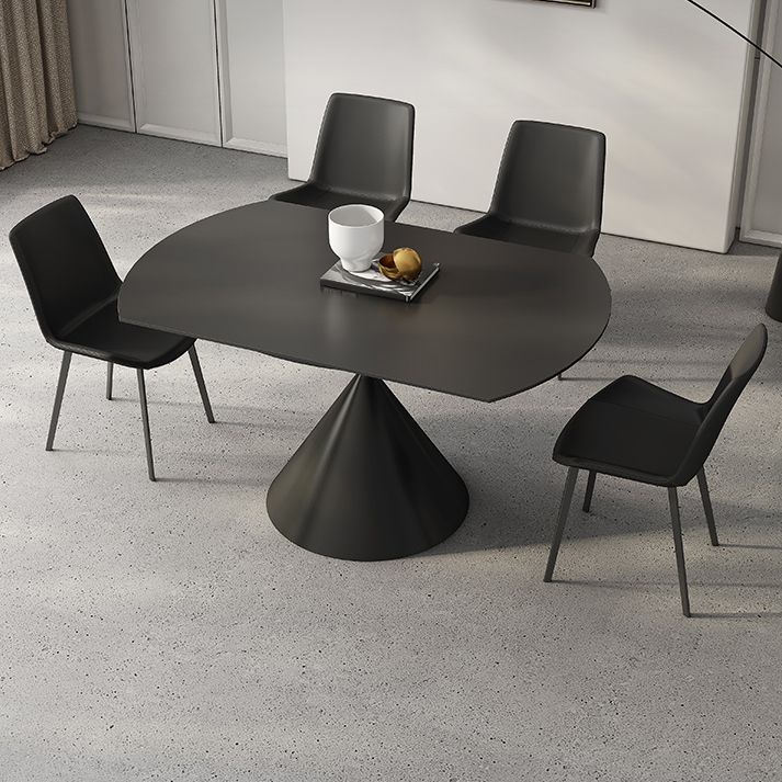 1/5/7/9 Pieces Sintered Stone Top Drop Leaf Dining Set for Home