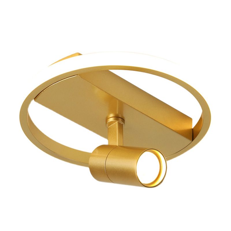 Illuminazione da incasso a LED dorata con faretti Plafoniere moderne da incasso