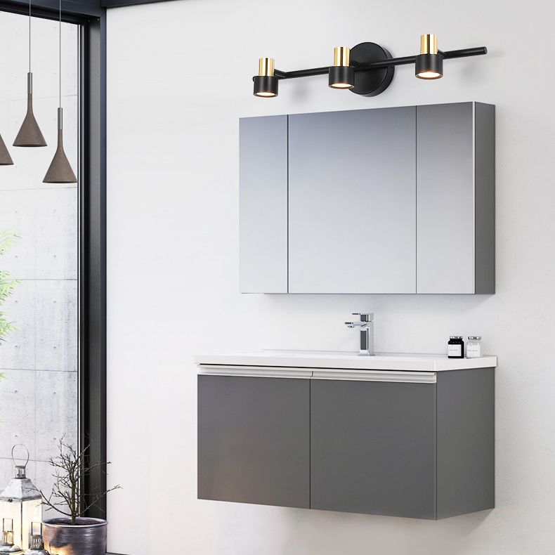 Modern Style Aluminum Wall Mount Lamp Bedroom Bedroom Wall Lighting Fixture with 1 Spotlight