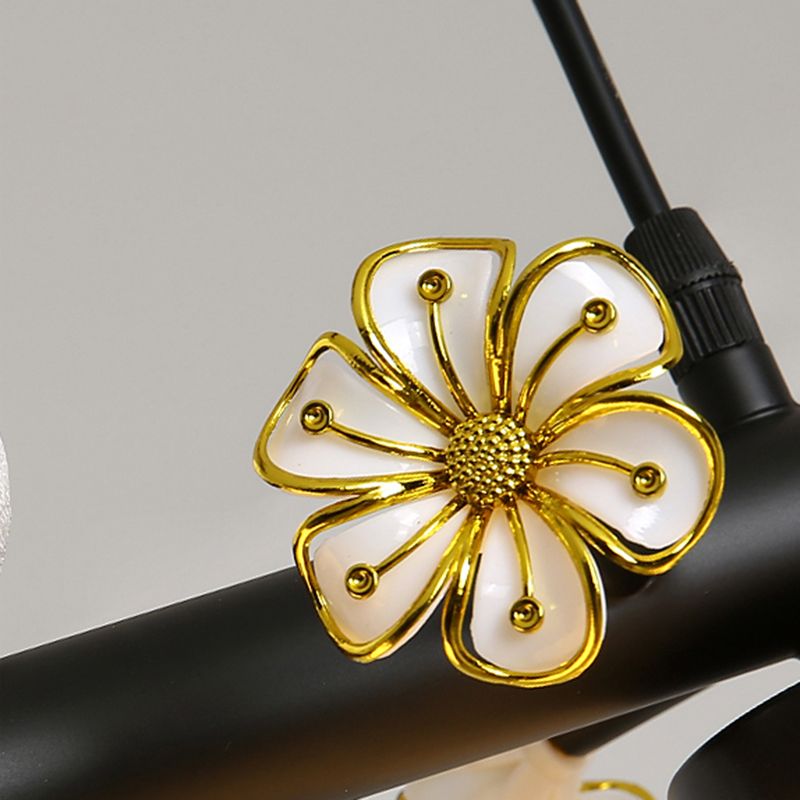 Luci dell'isola cilindro moderna illuminazione lampadario Crystal e Metal Island Lampada3 in oro