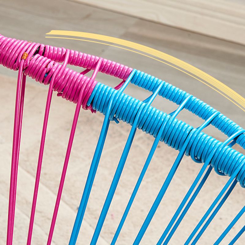 Modern Indoor Rattan Rocking Chair Single Rocking Chair for Living Room and Bedroom