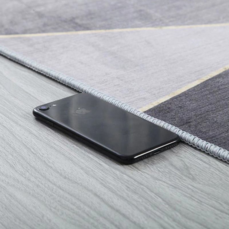 Modern Orange Rug Polyester Color Piece Rug Tear Resistant Rug for Home Decor