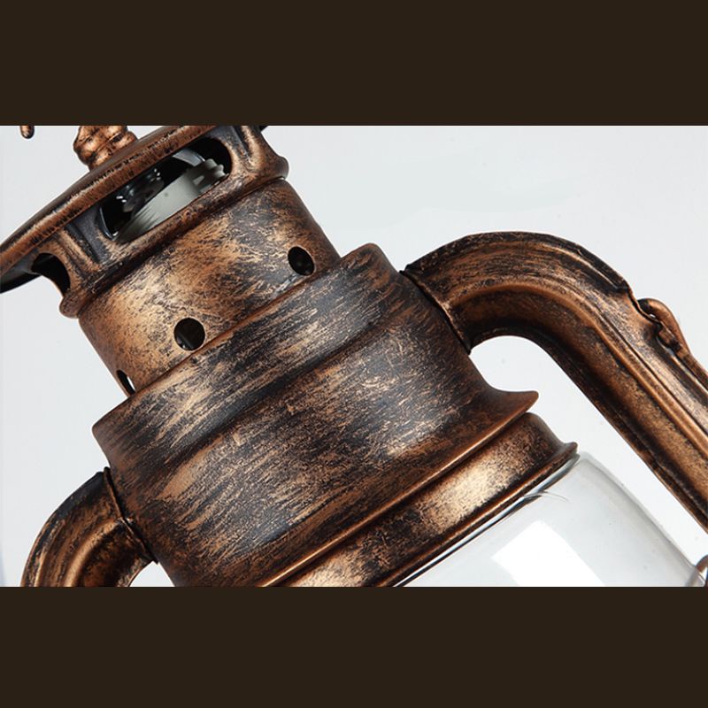 Nautical Style Kerosene Lamp Shaped 1 Head Hanging Light Metal Pendant Lamp