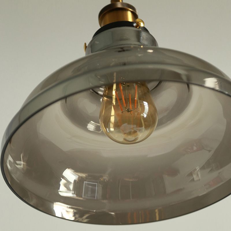 Fumo grigio lampada a sospensione in stile industriale fienile a sospensione a sospensione