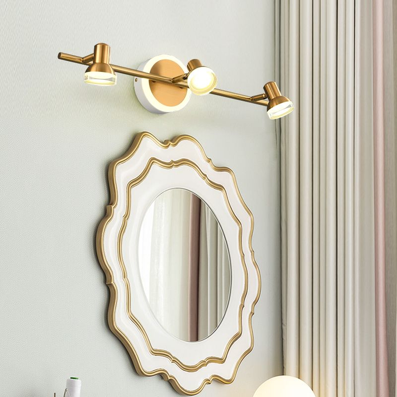 Simplicité postmoderne Bell Vanity Sconce Lights acrylique Mur Moup Light Aymat pour salle de bain