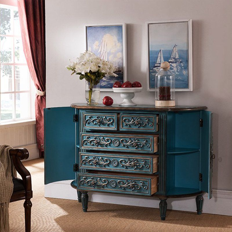 Solid Wood Storage Chest Dresser Traditional Storage Chest with 3/4/5 Drawers