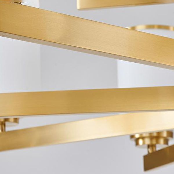 Lichte luxe stijl kroonluchter verlichtingsarmaturen cilindrisch koperen plafond kroonluchter