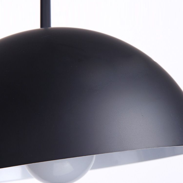 Luz colgante de metal estilo nórdico macron color colgante de colgante semicirclel luz colgante para cocina
