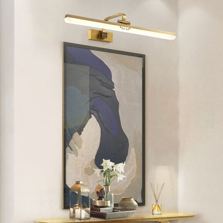 Lumières de nuance linéaire en métal Lights Modern Style 1 Témous Éclairage mural d'éclairage