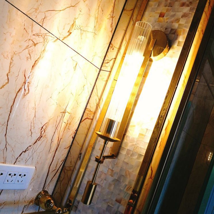 Ultra-moderne Rohrwandleuchten Beleuchtungsglas Wandmontage Leuchte für das Wohnzimmer