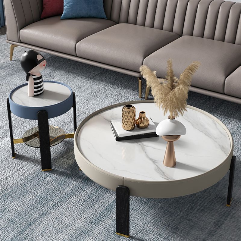 Slate Modern Coffee Table 1 Single Cocktail Table for Living Room