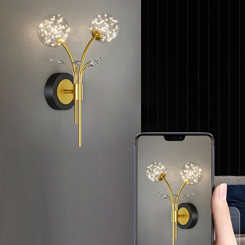 Modern Unique Shape Wall Mount Light Fixture 2 Light Wall Light Sconce